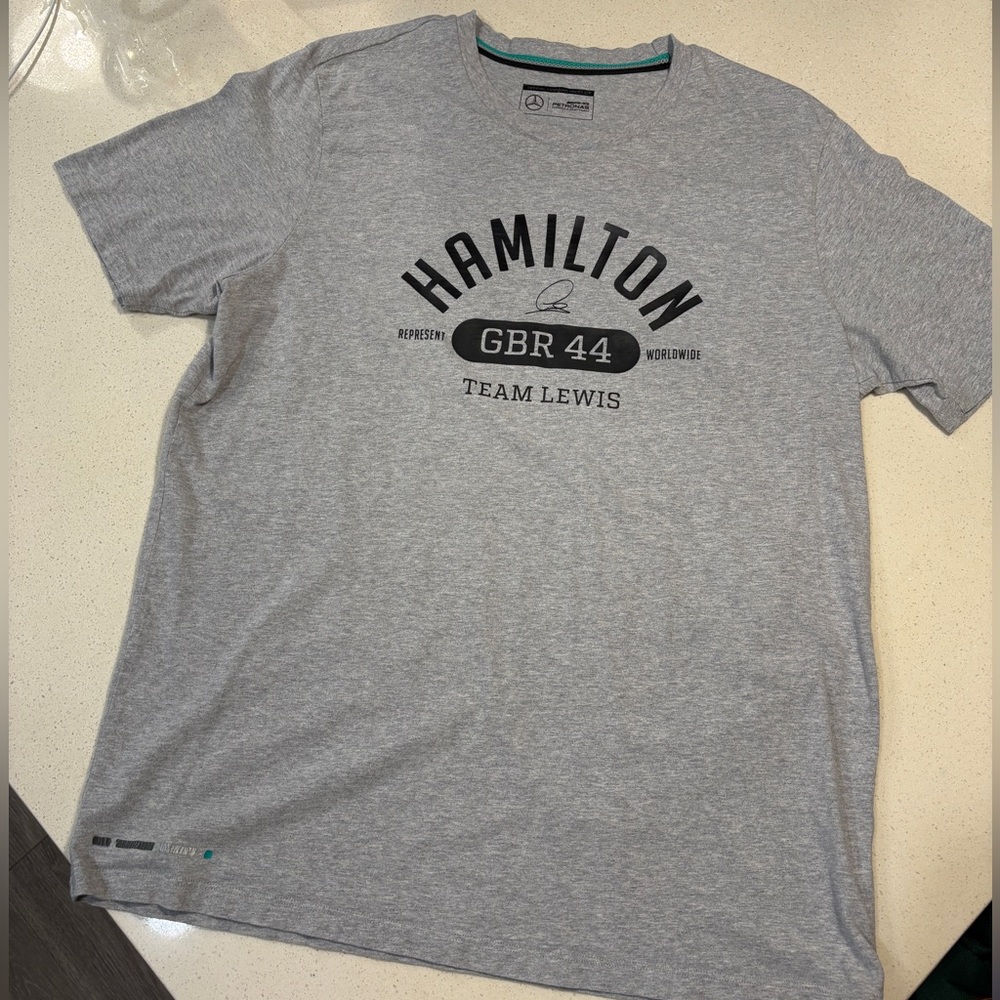 Lewis Hamilton Mercedes AMG Peteonas Formula One Team shirt